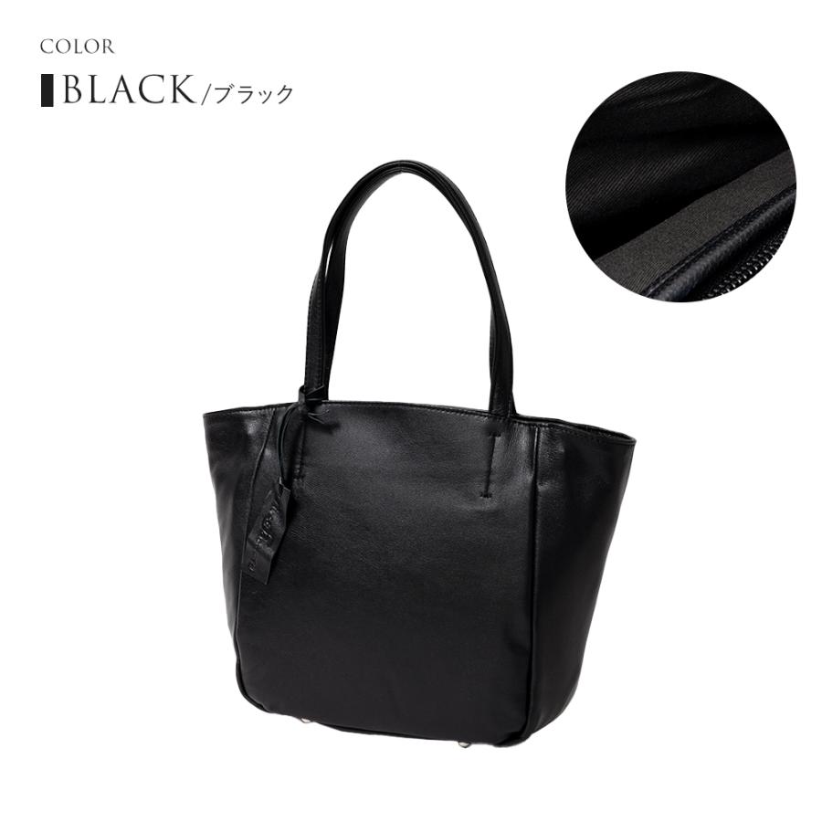 トートバッグ レディース 本革 レザー バッグ 山羊革 軽量 軽い