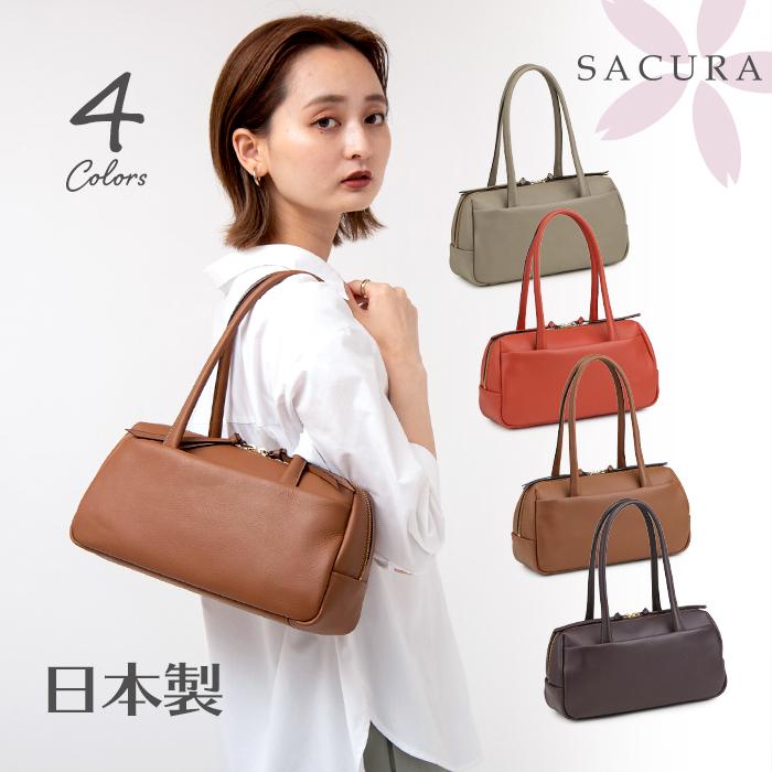 SACURA ミニ ボストンバッグ レディース 本革 日本製 SACURA ミニ ボストンバッグ レディース 本革 日本製