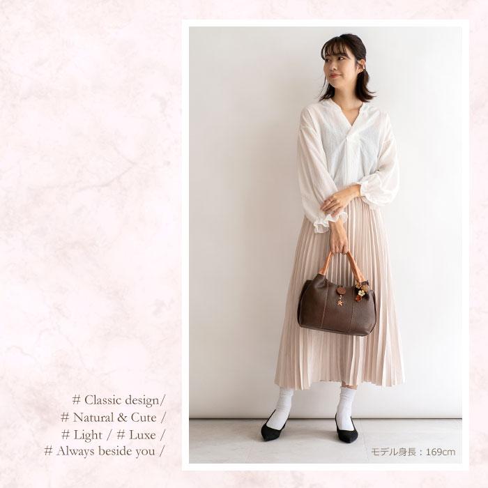 ハンドバッグ レディース 本革 日本製 SACURA サクラ 誕生日 プレゼント ギフト 女性の画像