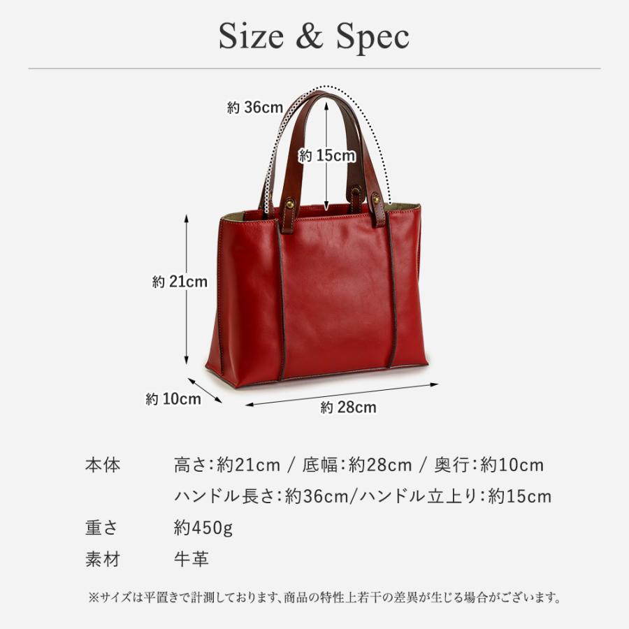 SACURA（サクラ） 日本製 ハンドバッグ レディース 本革 バッグ 軽量