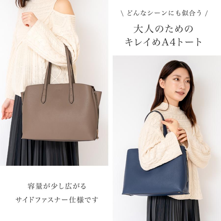 トートバッグ レディース 大きめ A4 ショルダーバッグ ビジネスバッグ トートバック きれいめの画像