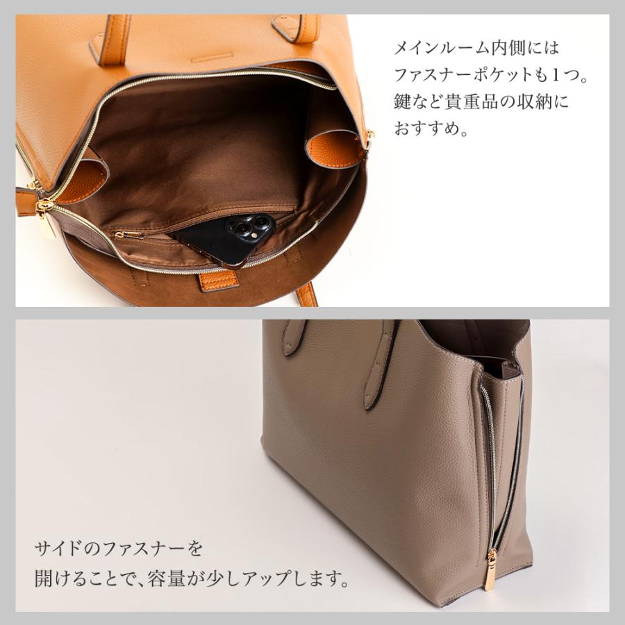 トートバッグ レディース 大きめ A4 ショルダーバッグ ビジネスバッグ トートバック きれいめの画像