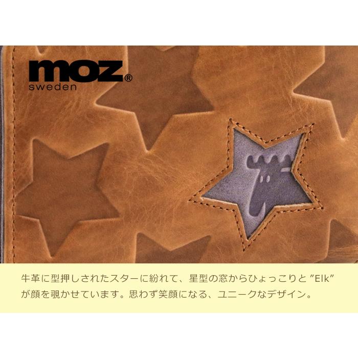 moz 財布 レディース 二つ折り財布 モズ 本革 ラウンドファスナー ブランド Star プレゼント 女性 ギフト｜gobangai｜07