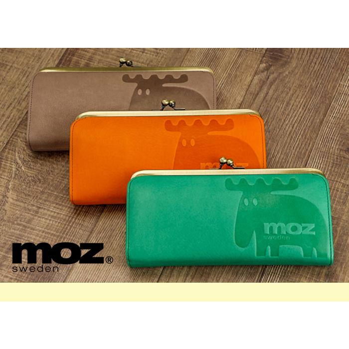 moz モズ 財布 がま口 長財布 レディース 本革 ながさいふ お財布 Elk