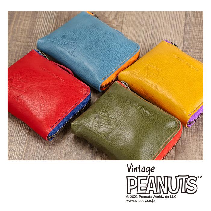 SNOOPY（スヌーピー） 財布 コンパクト L字ファスナー 財布 レディース