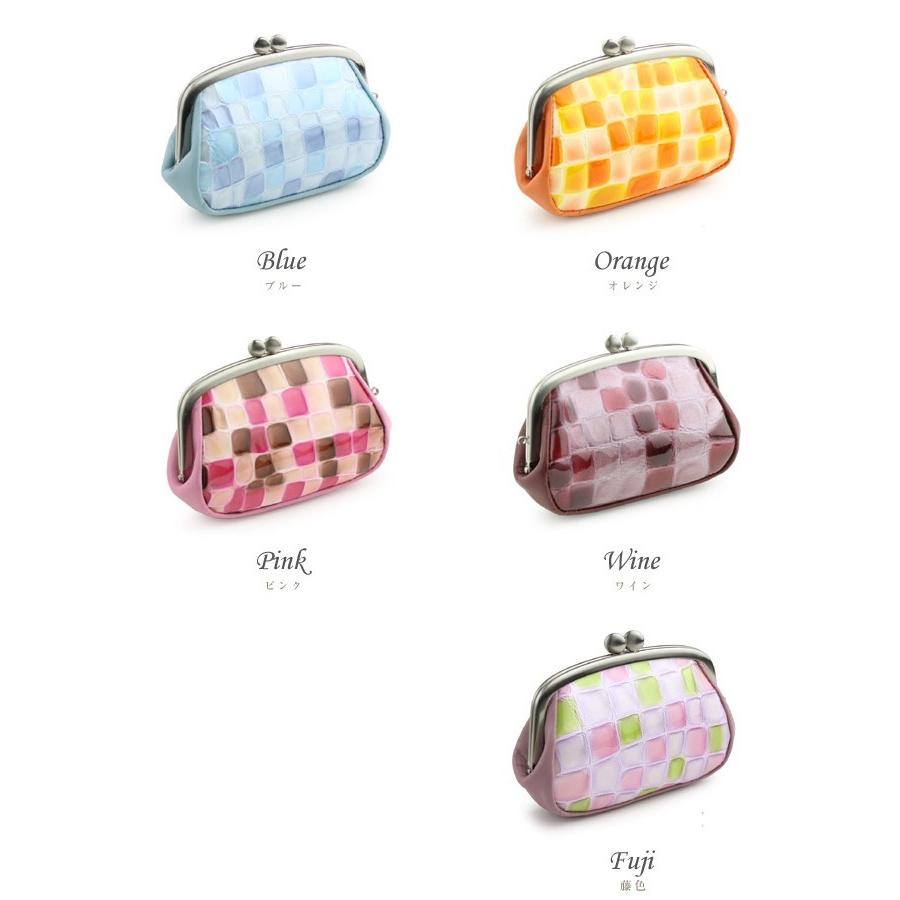 サクラ☆親子がま口、カードケース SACURA 親子がま口財布 レディース 本革 日本製 サクラ : 五番街