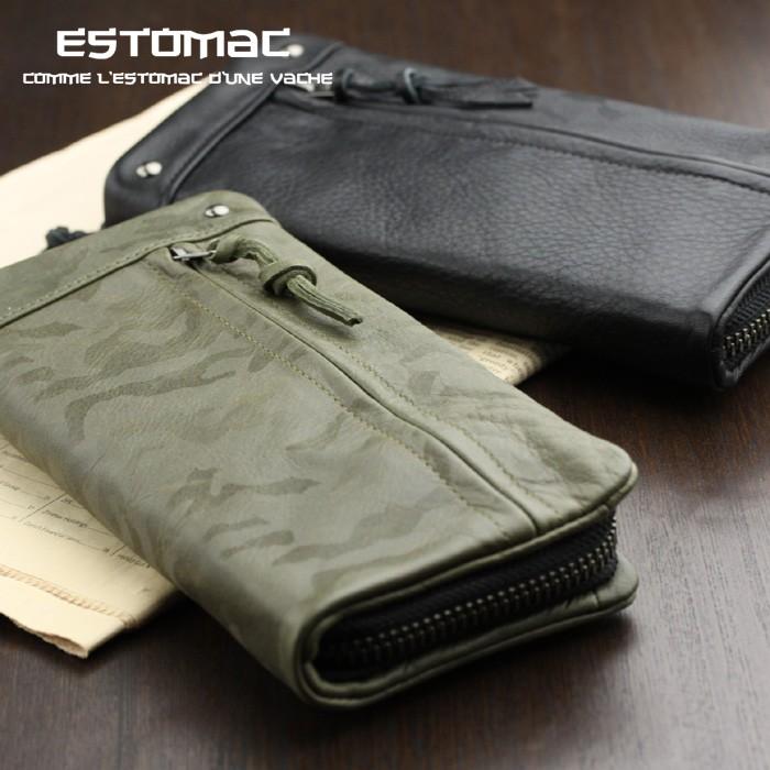 長財布 メンズ Estomac エストマ ウッドランド 本革 ラウンドファスナー 53 五番街 バッグ 財布のお店 通販 Yahoo ショッピング