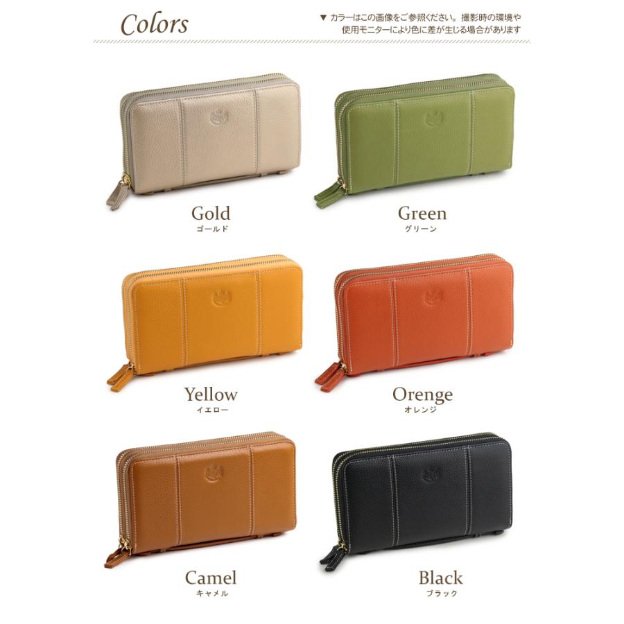 PRAGMA（プラグマ） 長財布 レディース 大容量 本革 ダブル ラウンド