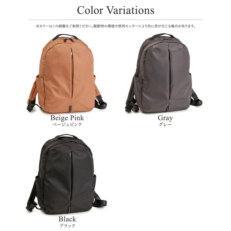 リュック レディース a4 大きめ Y'SACCS vous et イザック ヴーエ 撥水 ナイロン 軽量 軽い 通勤 通学 リュックサック 大容量 旅行 マザーズバッグ おしゃれの画像