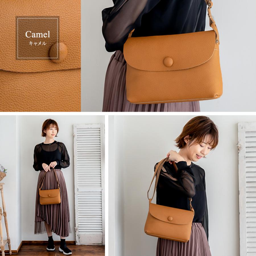 LiERRE（リエール） ショルダーバッグ レディース 斜めがけ 本革