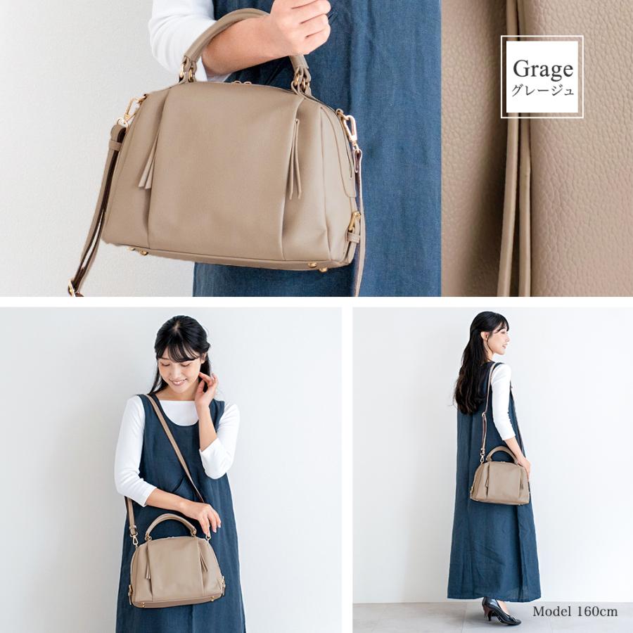 PRAGMA（プラグマ） ボストン ショルダーバッグ レディース 小さめ
