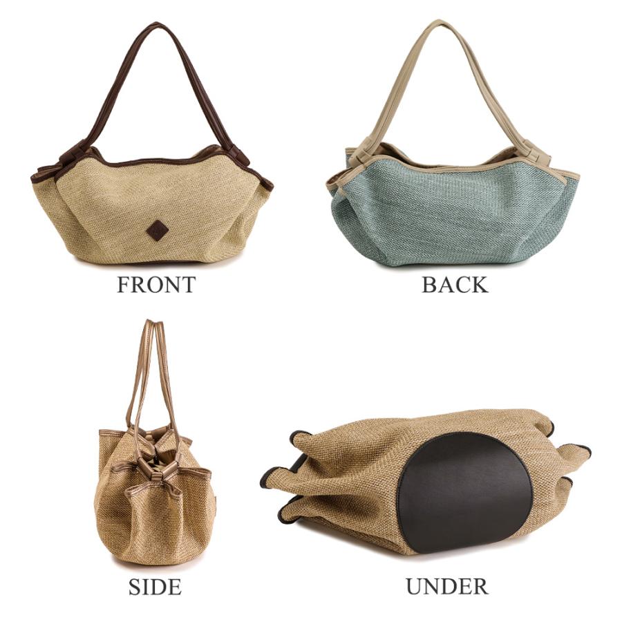 トートバッグ レディース かごバッグ 夏 バッグ 小さめ 軽量 肩掛け 軽い カゴ バック サマーバッグ マチ広 ナチュラル おしゃれ きれいめ ブランド PRAGMA | PRAGMA | 17