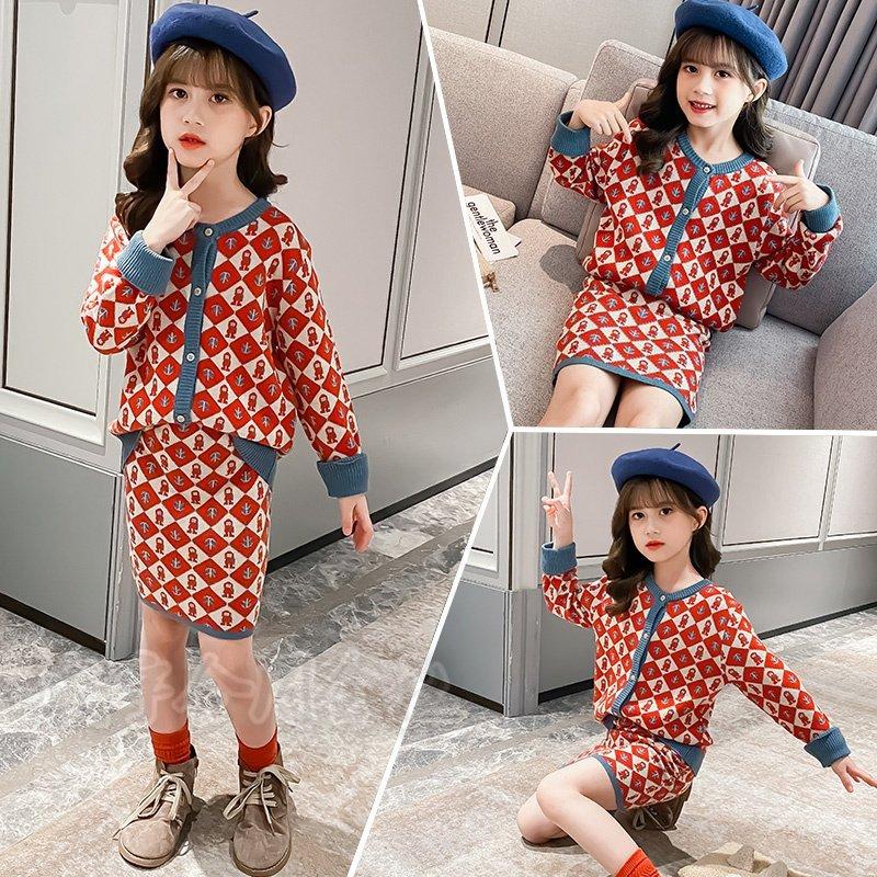 超歓迎 トップス 子供服 セットアップ 女の子 秋 トップス スカート ニット セットアップ キッズ 女の子 韓国子供服 ジュニア 上下セット トップス セーター 長袖 スカート セパレート お姫様 女児 可愛い 通学着 カジュアル 秋冬 Www Threeriversofs Com