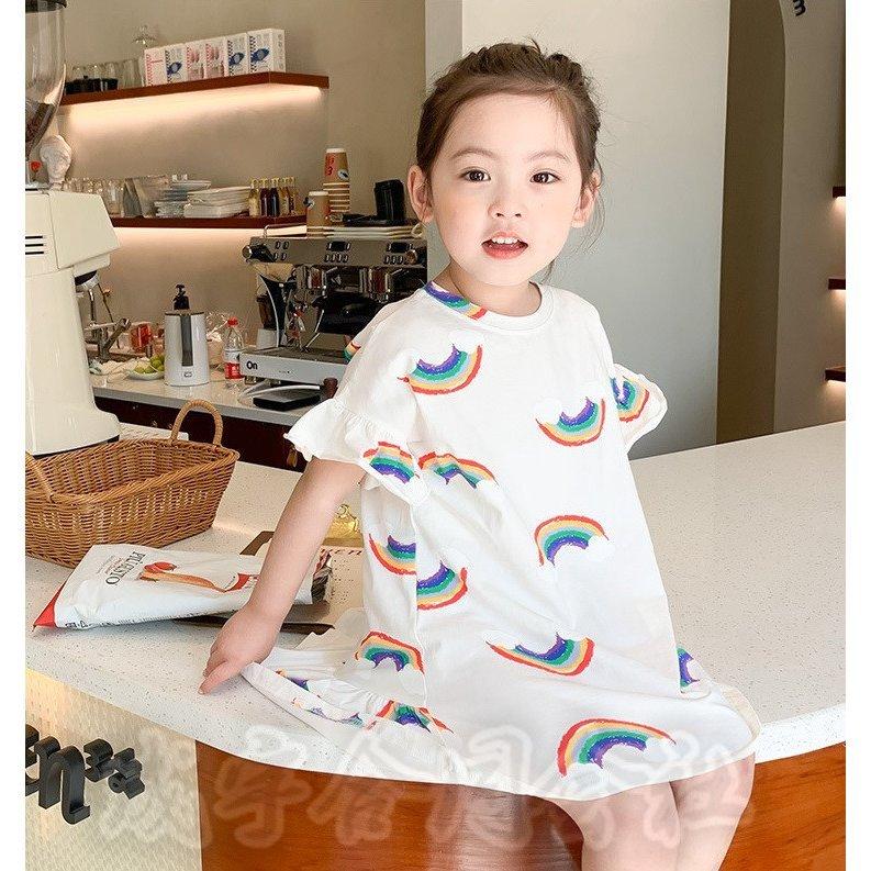 ワンピース チュニック ノースリーブ キッズ ベビー 子供 赤ちゃん 女子 女の子 膝丈 ミディアム ラウンドネック キャラクター フルーツ柄 果物柄 ついに入荷