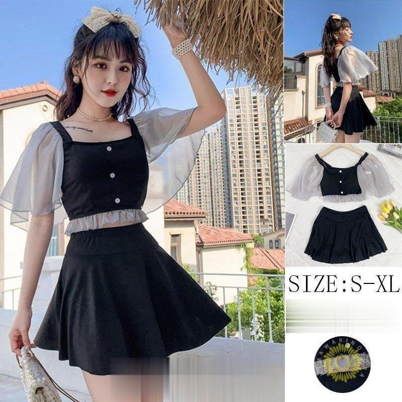 レディースファッション 国内正規品 体型カバー 水着 レディース ワンピース 大きいサイズ 水着 中学生 高校生 10代 体型カバー 2点セット 上下セット 学生 少女 小胸にもぴったり 夏 韓国 78rtgbxikv Www Ludlowbar Com Au