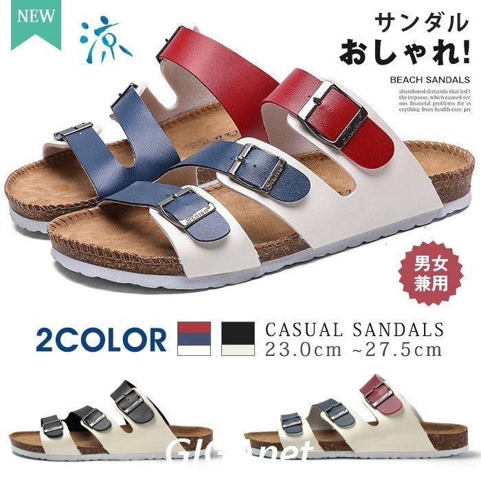 新品本物 サンダル サンダル メンズ レディース 男女兼用 フラット サンダル メンズ レディース 男女兼用 フラット ビーチサンダル コルクサンダル コンフォートサンダル 歩きやすい リゾート サンダル