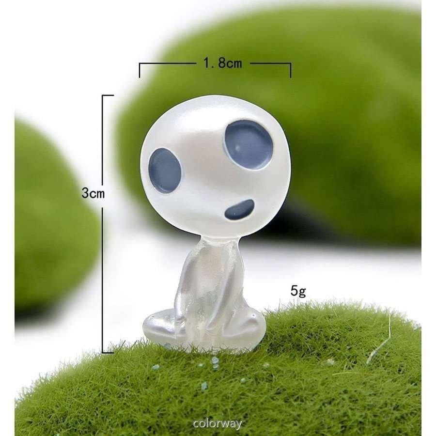 人気商品 ミニチュア 妖精 もののけ姫 こだま フィギュア 盆栽 飾り ドールハウス 小物 グッズ 夜光 Diy Aynaelda Com