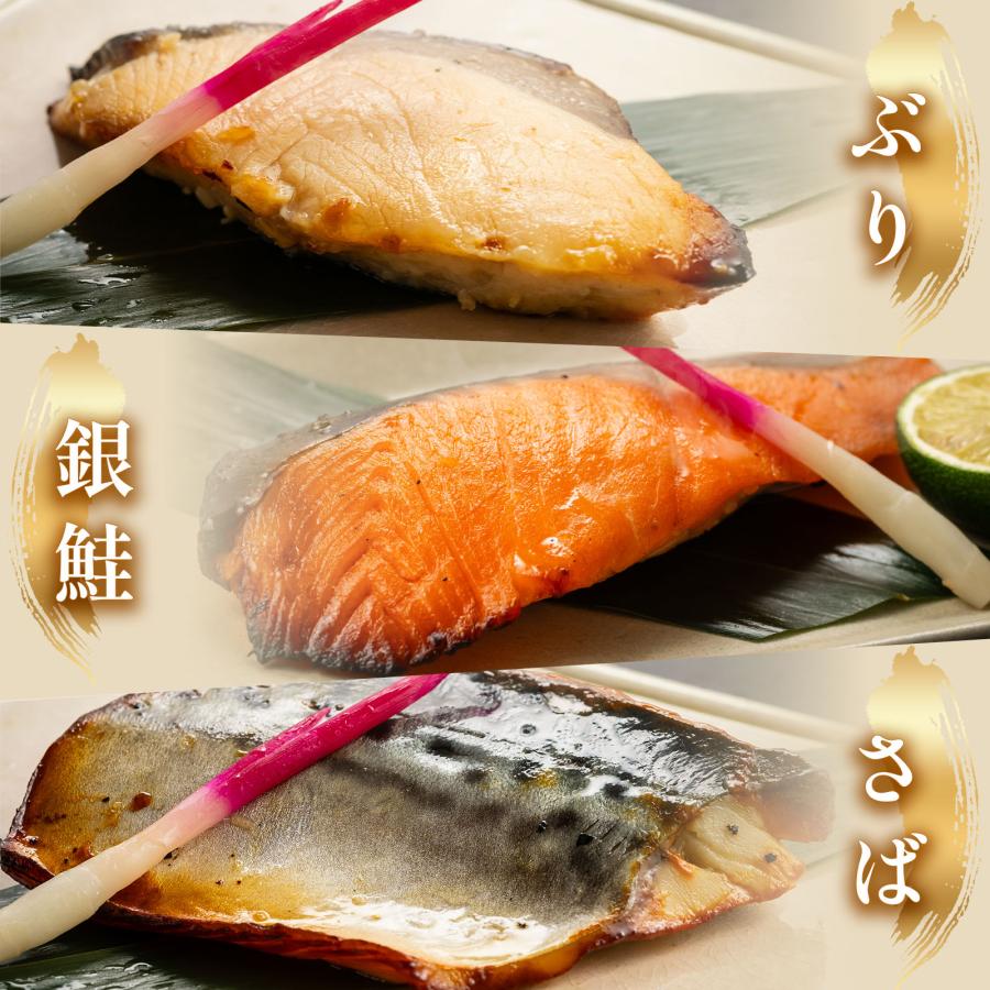 西京焼き 家庭用Bセット 20切 焼き魚 冷凍 レンジ 真空パック 骨取り 骨なし 骨抜き 魚 詰め合わせ レンチン 切り身 銀だら 真鯛 ぶり 鮭 銀鮭 さば ごちみ〜る_2