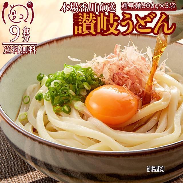 讃岐うどん 9食 セット 1000円 ポッキリ 生麺 産直 グルメ ご当地 お取り寄せ 食品 得トクセール お試しセット ポイント消化 送料無料｜gochisouperori