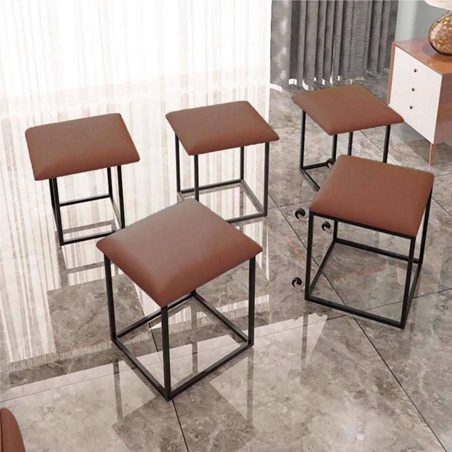 イス 椅子 5脚 コンパクト インテリア 省スペース キャスター付き