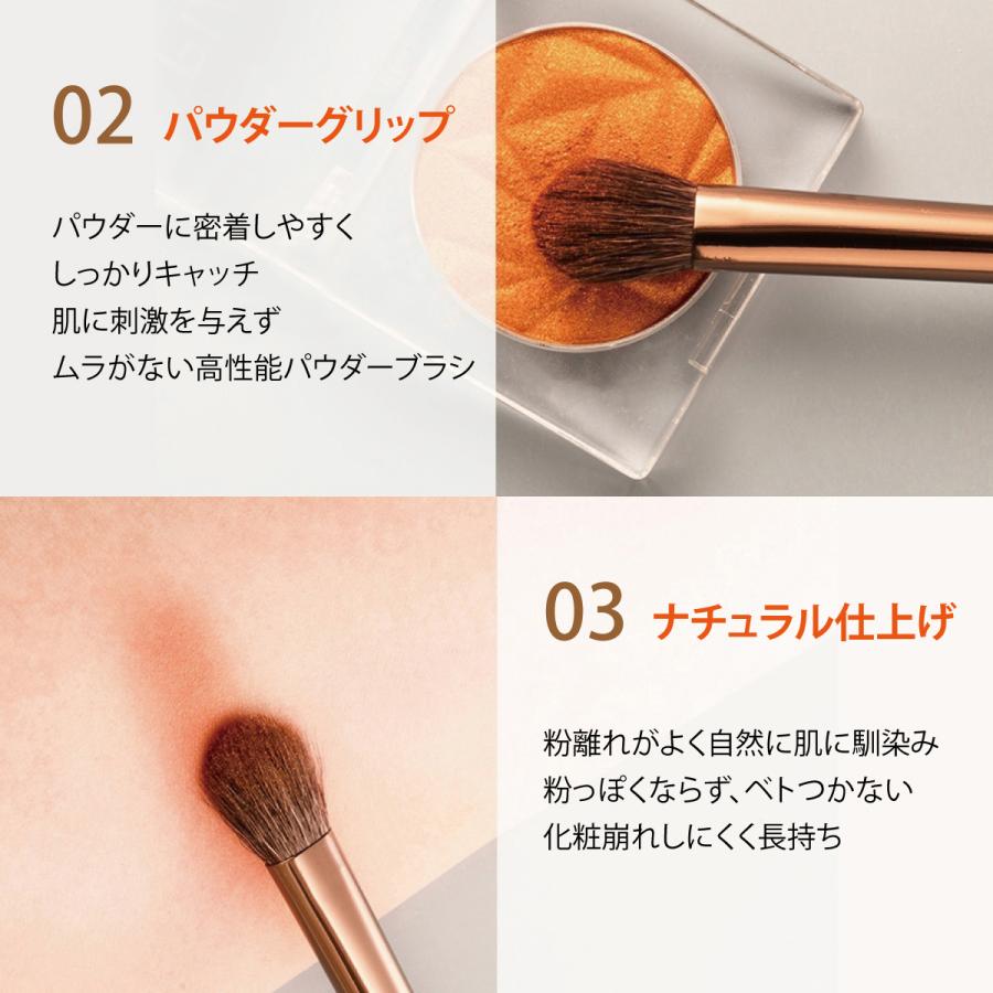 コスメブラシ 5本セット ケース付き コンシーラーブラシ メイクブラシ
