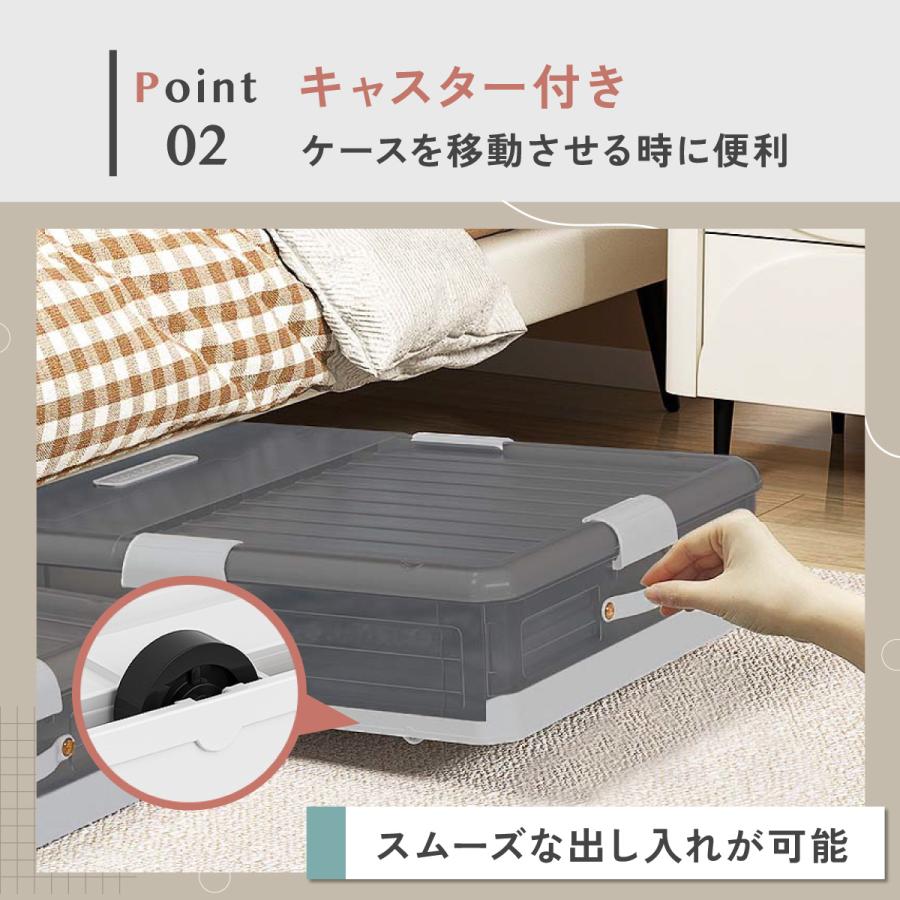 ベッド下収納 爆買 折りたたみ ソファ下 ベッド下ストレージ 大容量