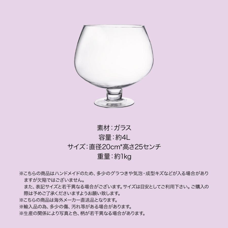 特大ブランデーグラス 特大 グラス ワイン ビール 4L ハンドメイド