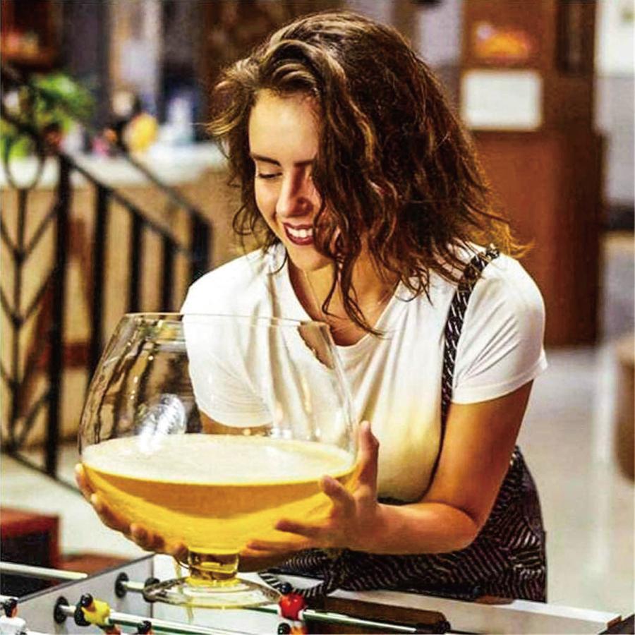 特大ブランデーグラス 特大 グラス ワイン ビール 4L ハンドメイド