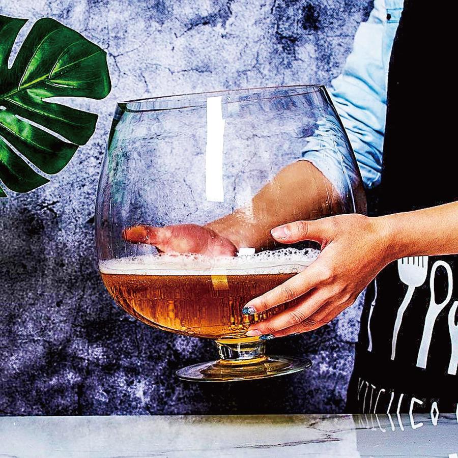 特大ブランデーグラス 特大 グラス ワイン ビール 4L ハンドメイド