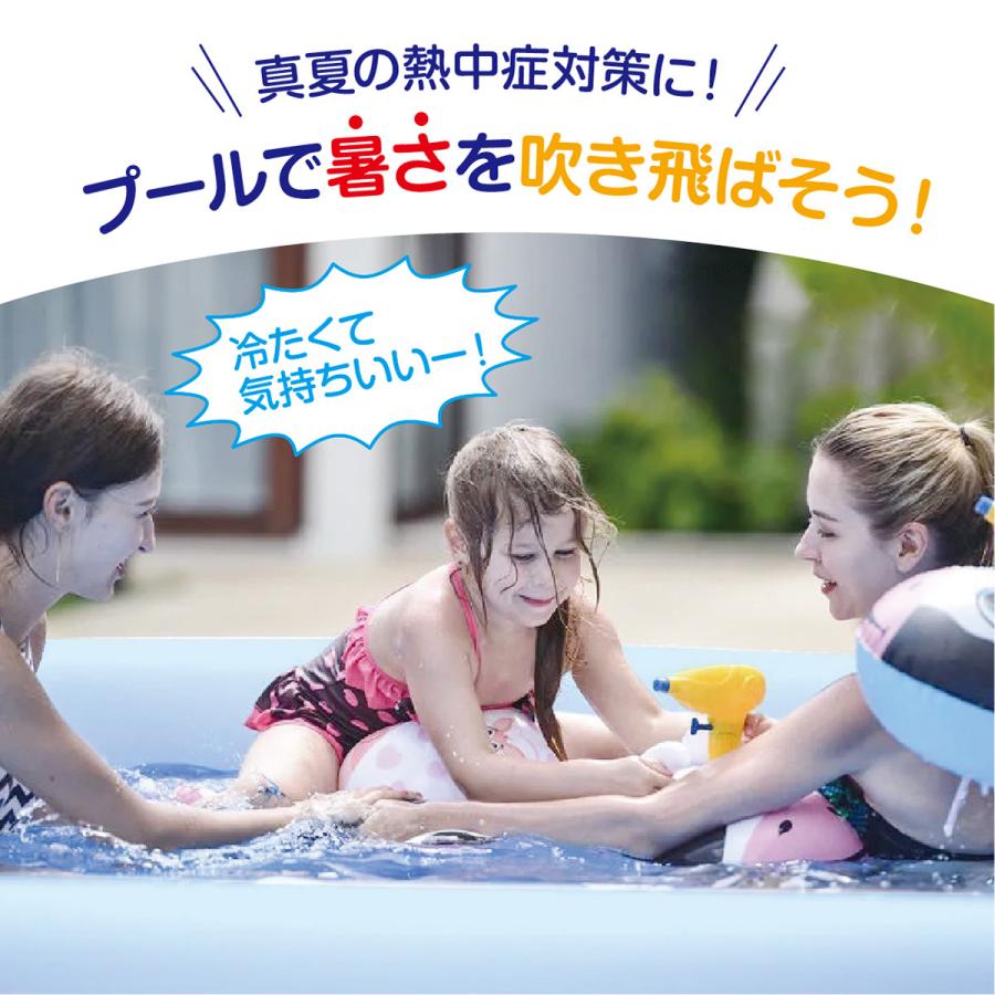大型プール BIGサイズ 直径2.4m 空気入れ付き キャップ付き 大型