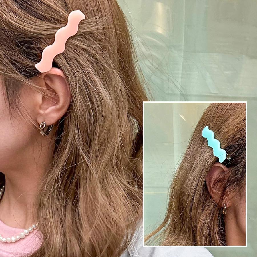 カクテルセット リボンクリップ ヘアクリップ シュシュ ヘアピン 2種類