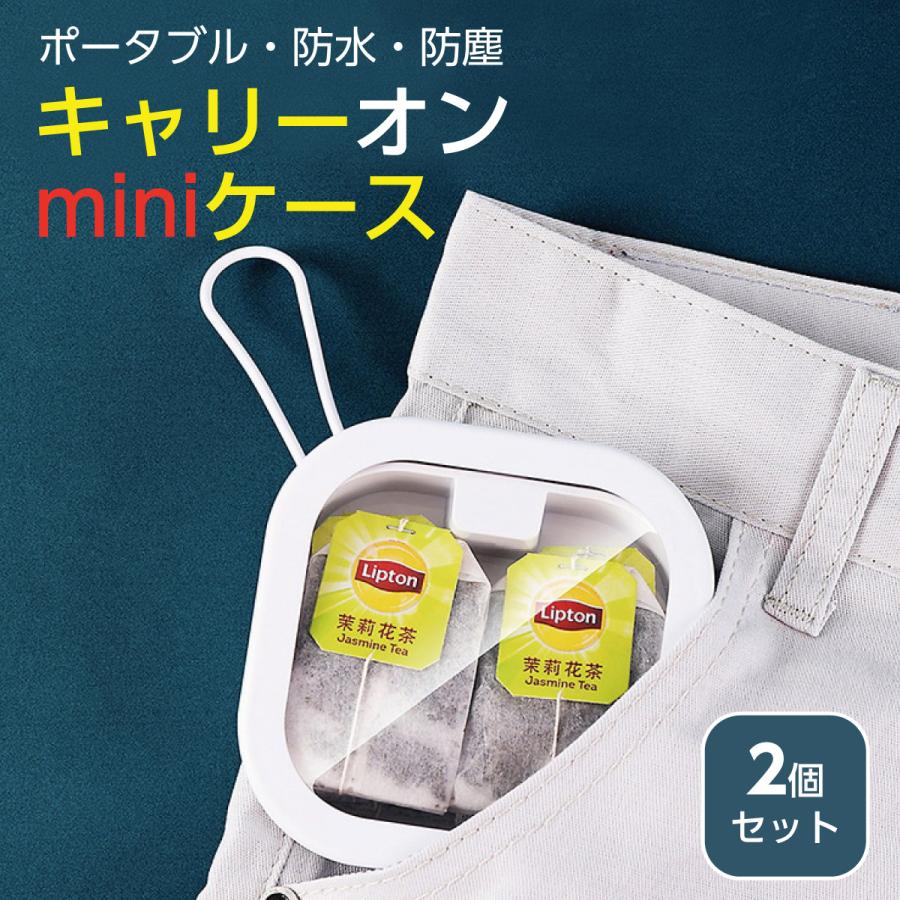 小物入れ 2個セット キャリーオン 小物 ポーチ 収納 携帯 イヤホン
