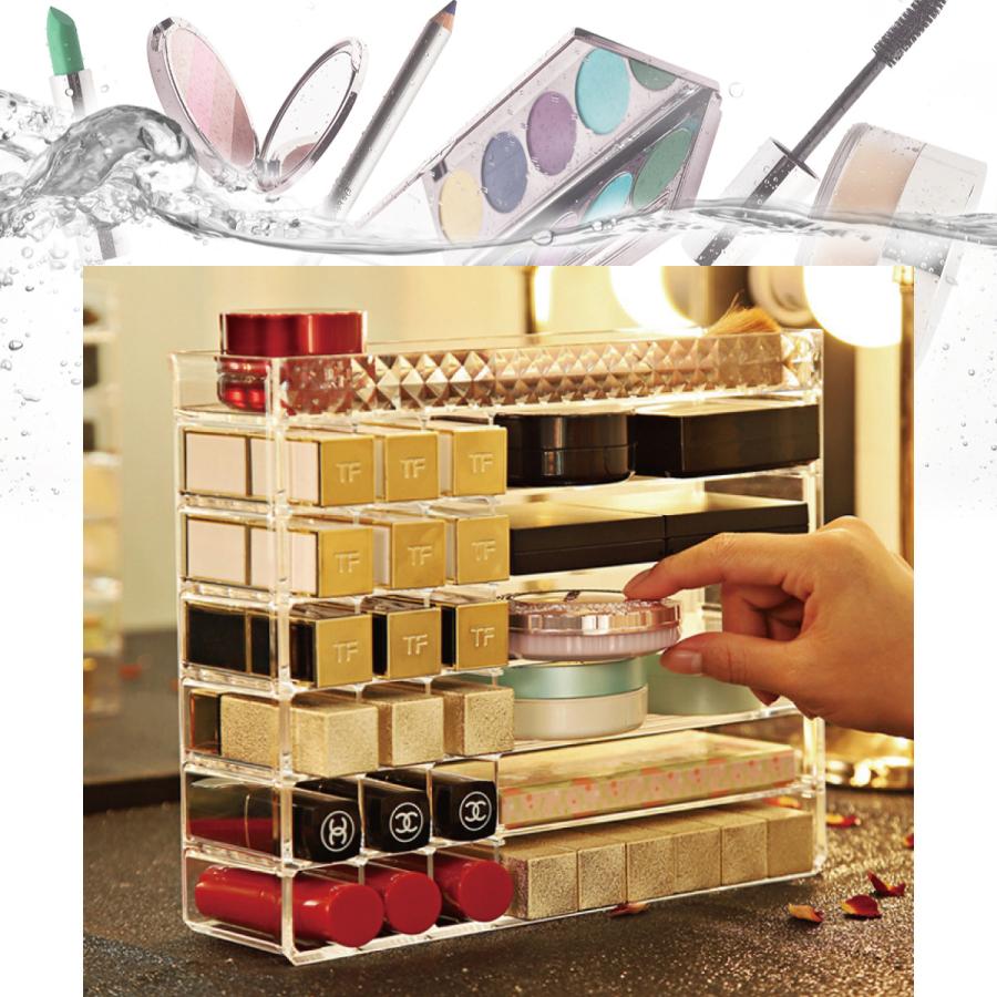 コスメラック コスメ収納 コスメボックス コスメスタンド 化粧品 収納