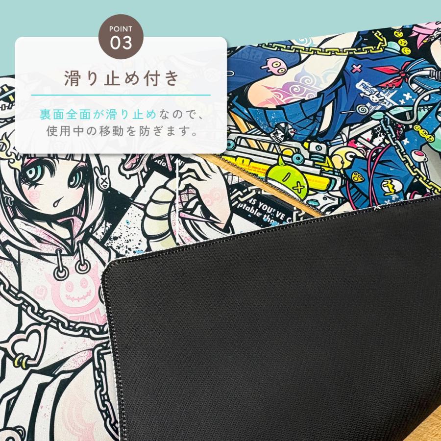 デスクマット Project.C.K パソコン PC ノートパソコン 60×30cm 滑ら
