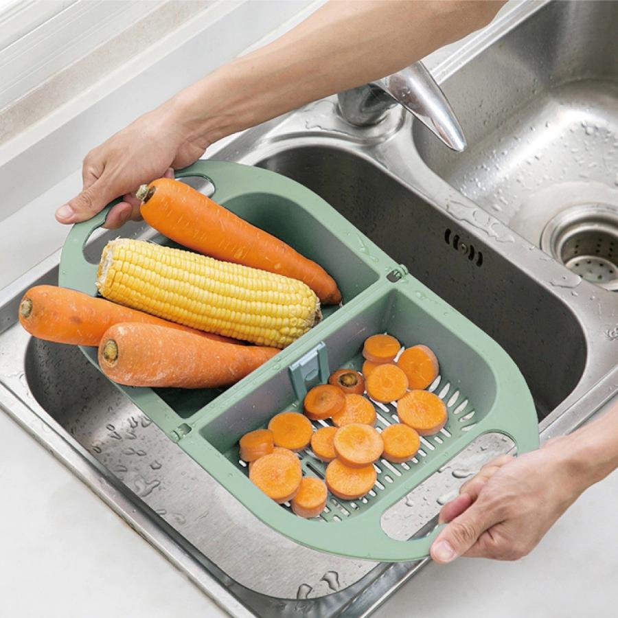 水切りかご 折りたたみ 水切り カゴ シンク上 野菜 フルーツ Drain Basket Drain Basket ご注文ドットコム 通販 Yahoo ショッピング