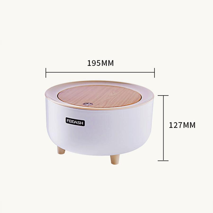 ゴミ箱 ごみ箱 木目調 ミニ ダストボックス ワンタッチ 2L 2リットル