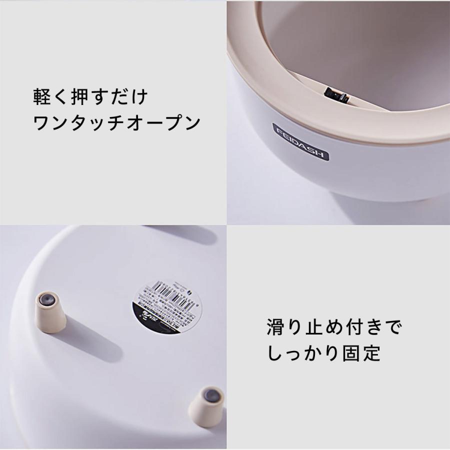 ゴミ箱 ごみ箱 木目調 ミニ ダストボックス ワンタッチ 2L 2リットル