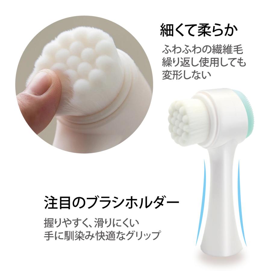 洗顔ブラシ新品未開封2個 洗顔ブラシ 2個セット ファイスブラシ クレンジングブラシ 手動洗顔
