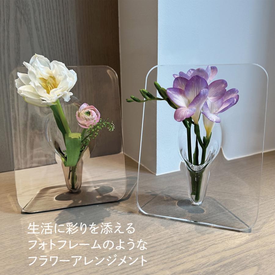 フラワーベース 北欧 花瓶 フラワースタンド アクリル かわいい
