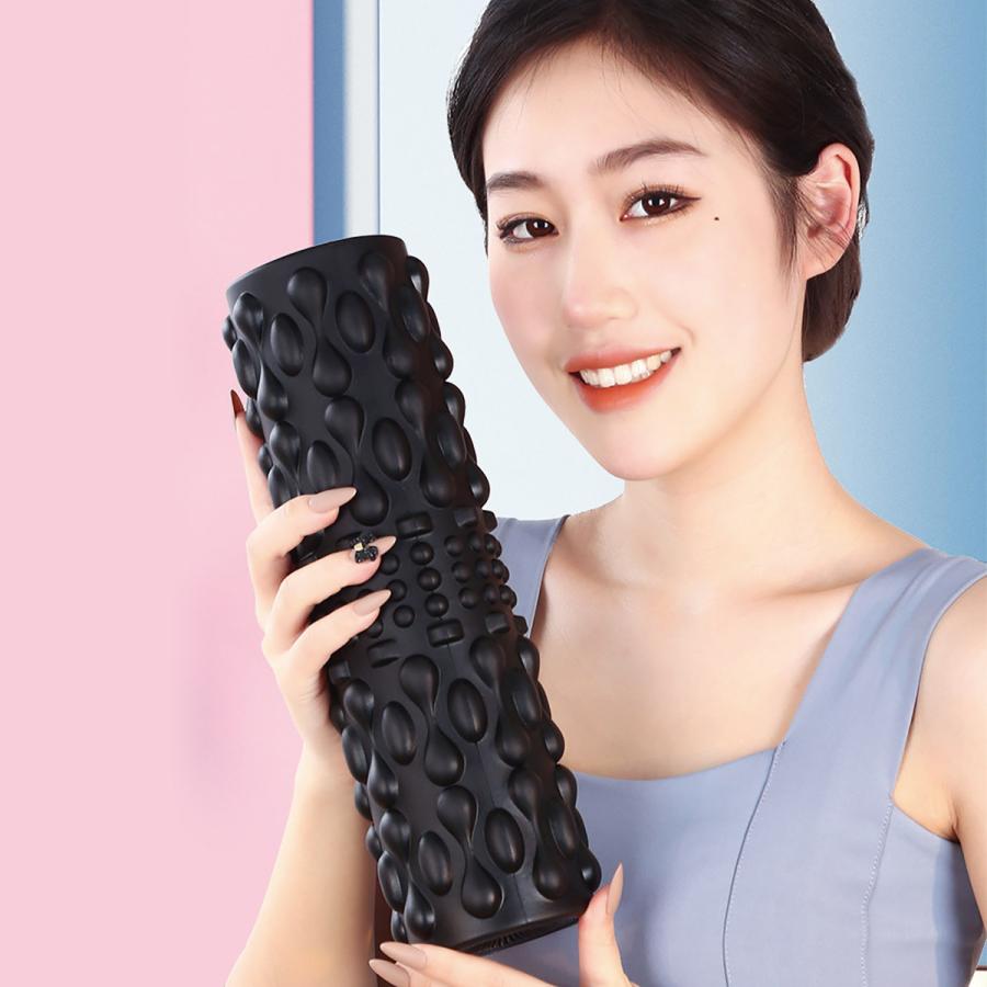 ★新品・未使用★5段阶振动调整 マッサージローラー 楽天市場】電動 フォームローラー 3Dマッサージロール