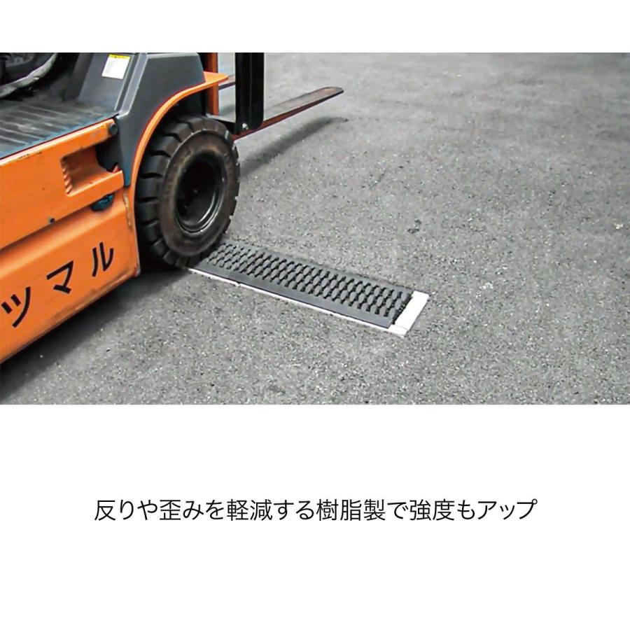 U字溝 グレーチング 溝蓋 5枚入り 180mm 樹脂製 耐荷重6t 業界初 日本 
