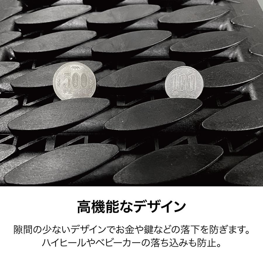 U字溝 グレーチング 溝蓋 5枚入り 180mm 樹脂製 耐荷重6t 業界初 日本