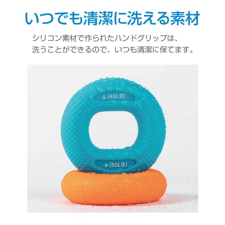 まのこい商店筋トレグッズ トレーニンググッズ 筋トレ 指エクササイズ 握力 機能回復 ハンドグリップ リング型 シリコン製 握力強化 エクササイズ