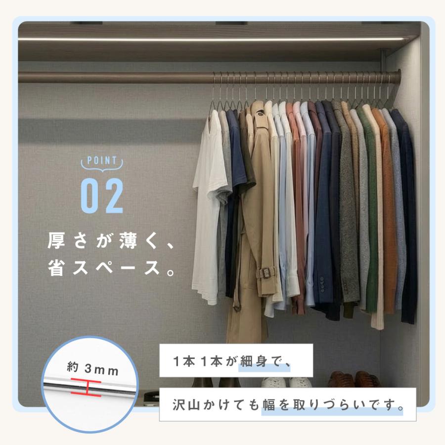 金属製衣類ハンガー ステンレス　１００本 楽天市場】＼3サイズから選べる／ ハンガー ステンレス ハンガー 10 20
