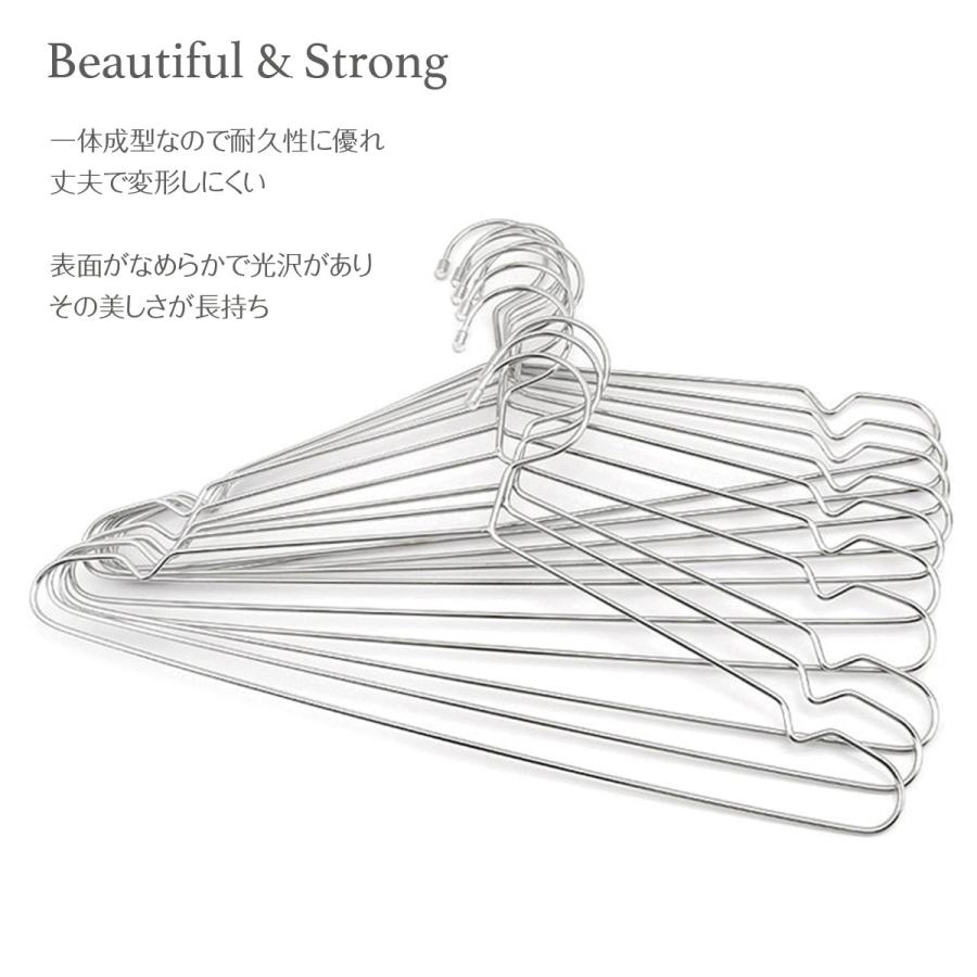 ゆうこステンレスハンガー 30本×5セット ステンレスハンガー 30本セット 軽量 曲がらない 選べるサイズ 32cm