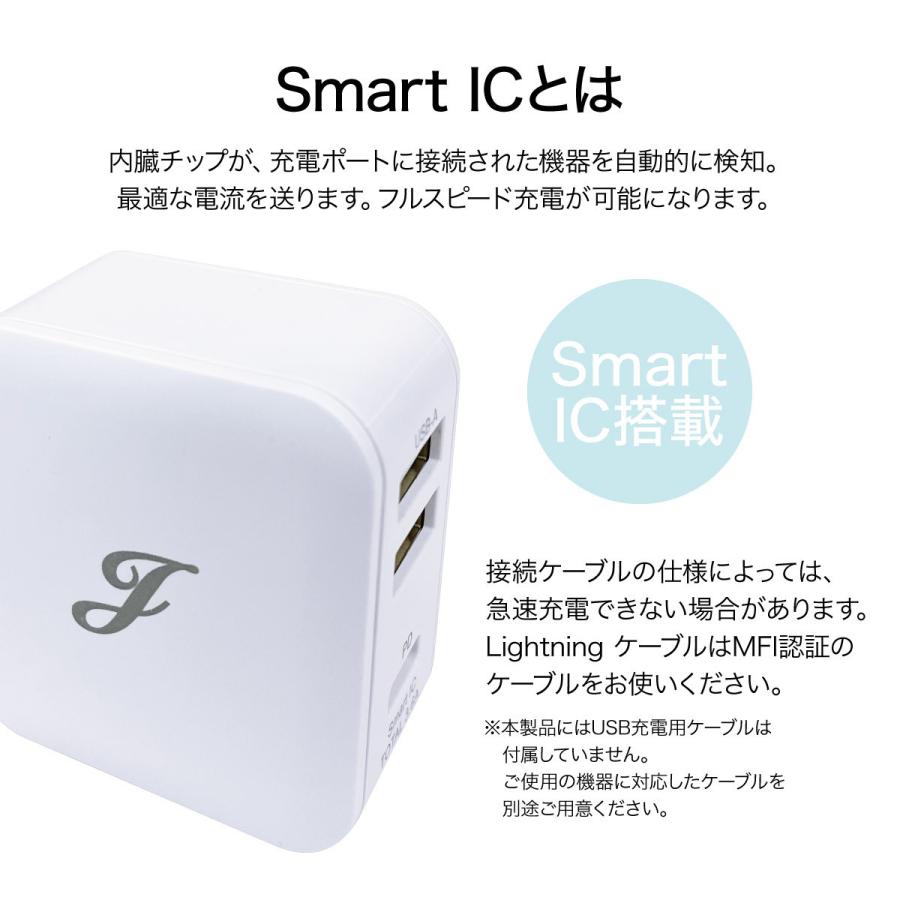 PD 充電器 iPhone12 ACアダプター 3ポート type c usb 急速充電 jiang