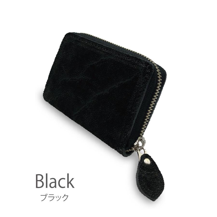 財布 ゾウ革 ミニウォレット 小銭入れ メンズ レディース パイソン