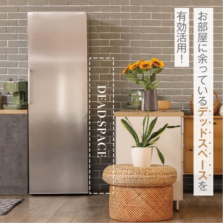 チェスト 3段 キッチンワゴン キャスター付き スリム キッチンチェスト 組立不要 幅14cm 収納ワゴン キッチン 隙間収納 すき間 一人暮らし 新生活 kich-chestの画像