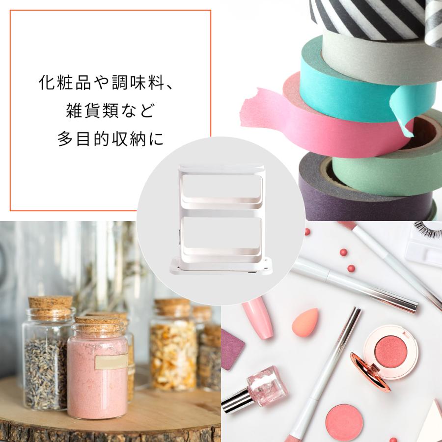収納ラック 2段 スリム スライド式 省スペース 調味料入れ 小物 収納ラック 2段 スリム スライド式 省スペース 調味料入れ 小物