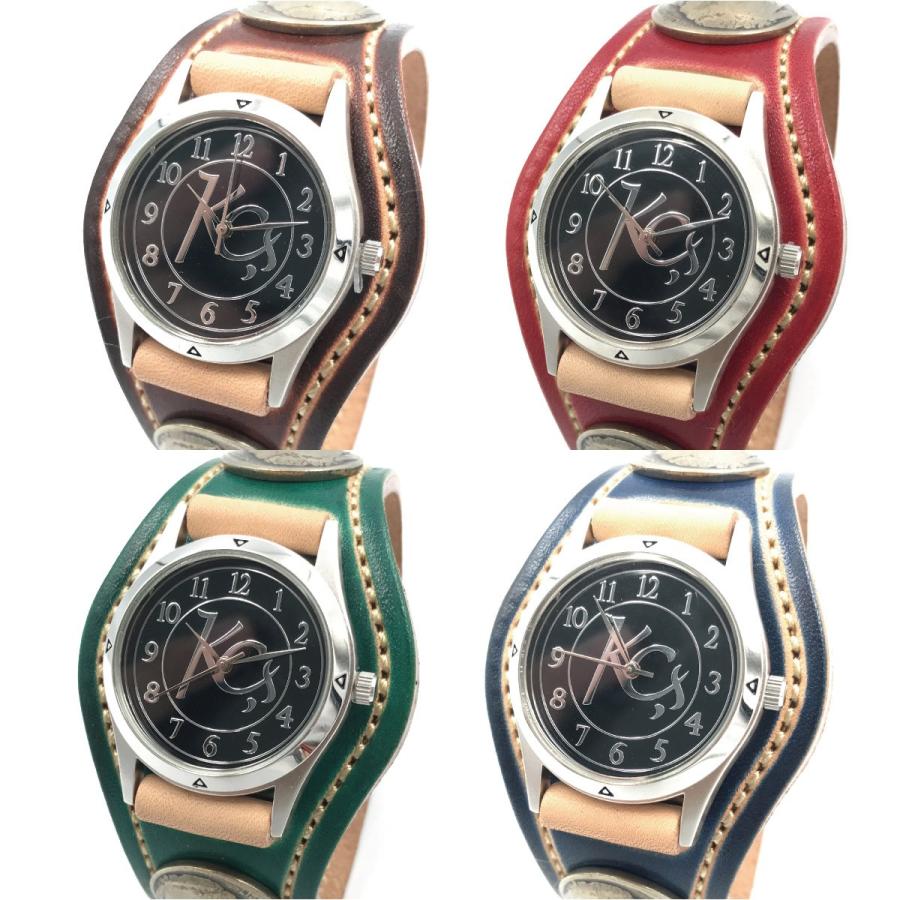 腕時計 メンズ レディース 本革 革 レザー KC,s ケーシーズ ケイシイズ